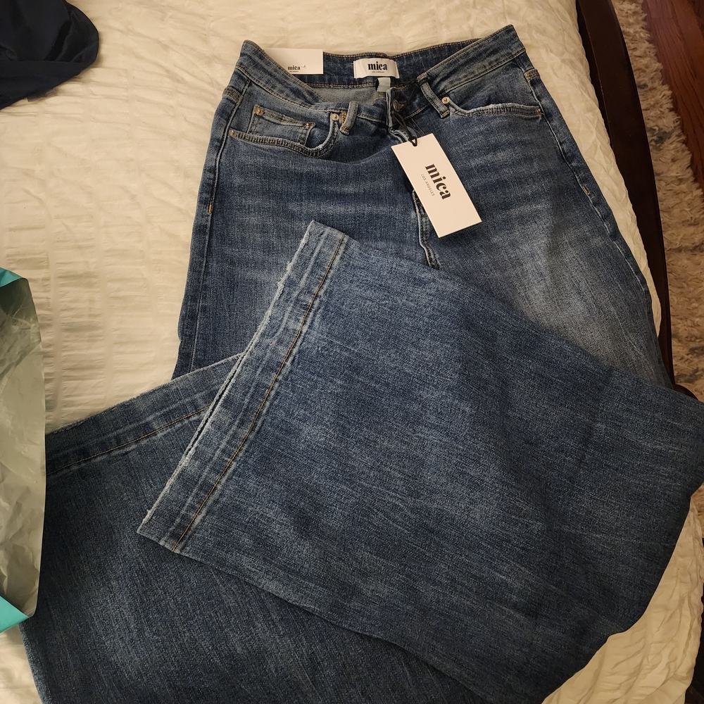 Mica Women's Classic Blue Flare Jeans